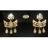 Pendientes Huertana Oro Cristal 900009